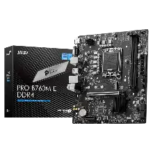 MSI PRO B760M E DDR4 MOTHERBOARD